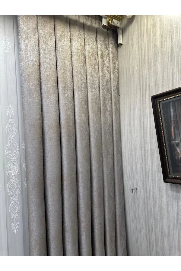 NİVEMESHOME PERA V-5401 1/3 SIK PİLELI TULLE TENDA APM