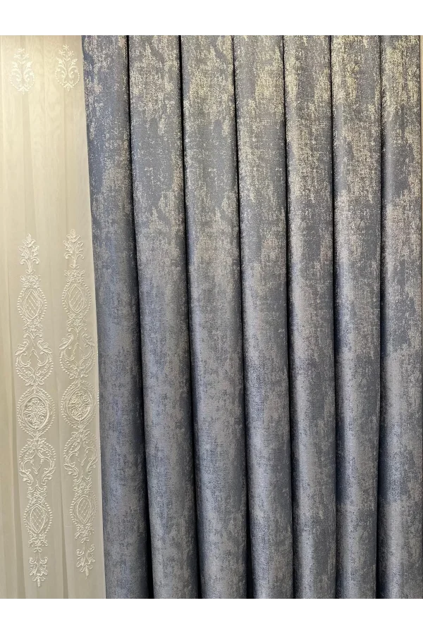 NİVEMESHOME PERA V-5502 1/3 SIK PİLELİ FON PERDE APM