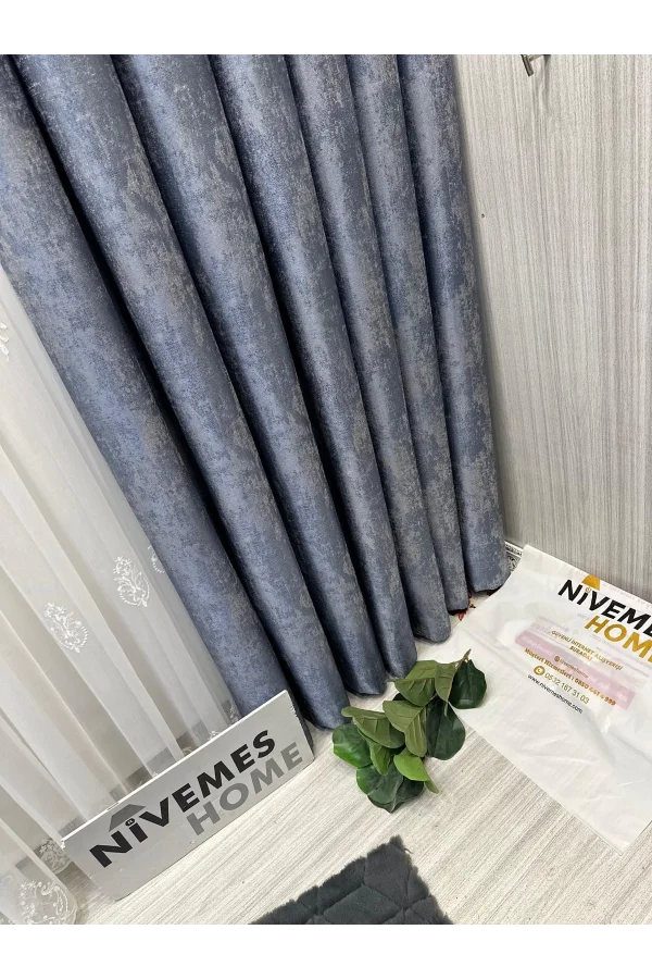 NİVEMESHOME PERA V-5502 1/3 SIK PİLELİ FON PERDE APM