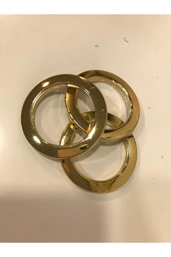 NİVEMESHOME CURTAIN CAPSULE PLASTIC RING GOLD