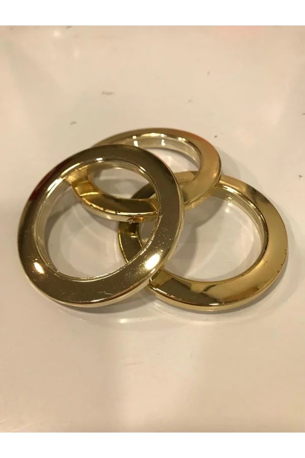 NİVEMESHOME CURTAIN CAPSULE PLASTIC RING GOLD