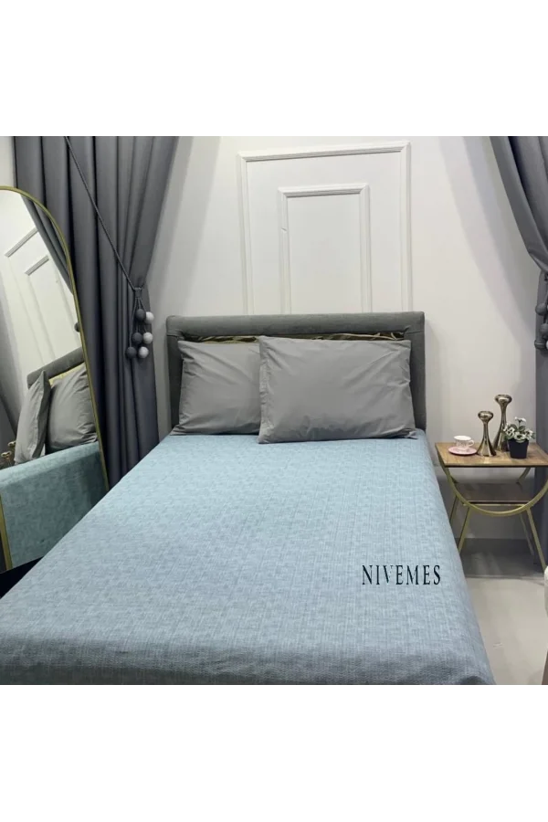 NİVEMESHOME PETROL 160X230 TEK PİKE ÖRTÜSÜ TEK KİŞİLİK