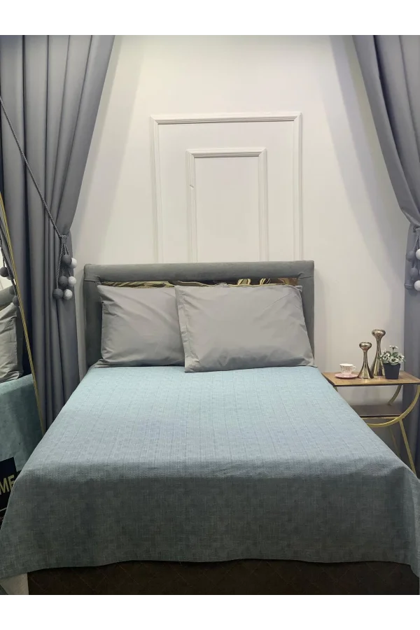 NİVEMESHOME PETROL 160X230 TEK PİKE ÖRTÜSÜ TEK KİŞİLİK