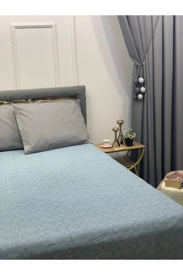 NİVEMESHOME PETROL 200X230 TEK PİKE ÖRTÜSÜ ÇİFT KİŞİLİK