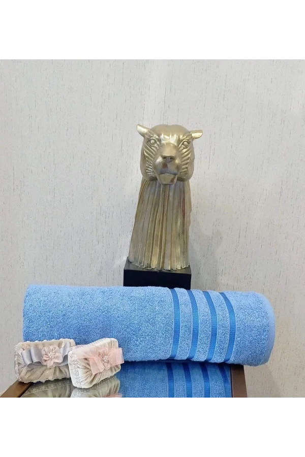 TOALLA DE BAÑO AZUL DE NIVEMESHOME POLOLIFE