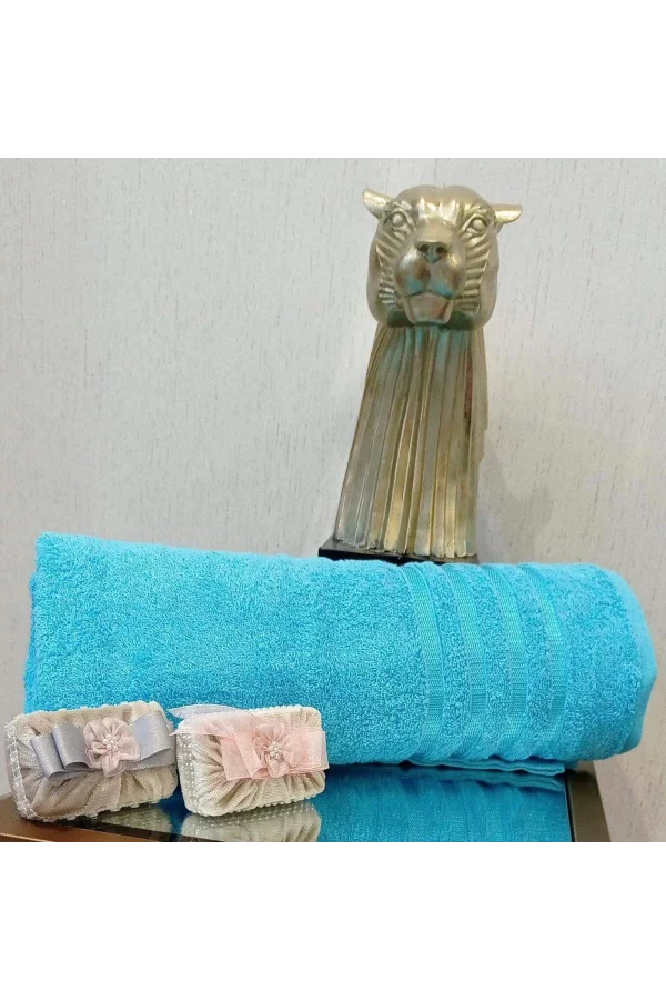 NIVEMESHOME POLOLIFE TOALLA DE BAÑO TURQUESA