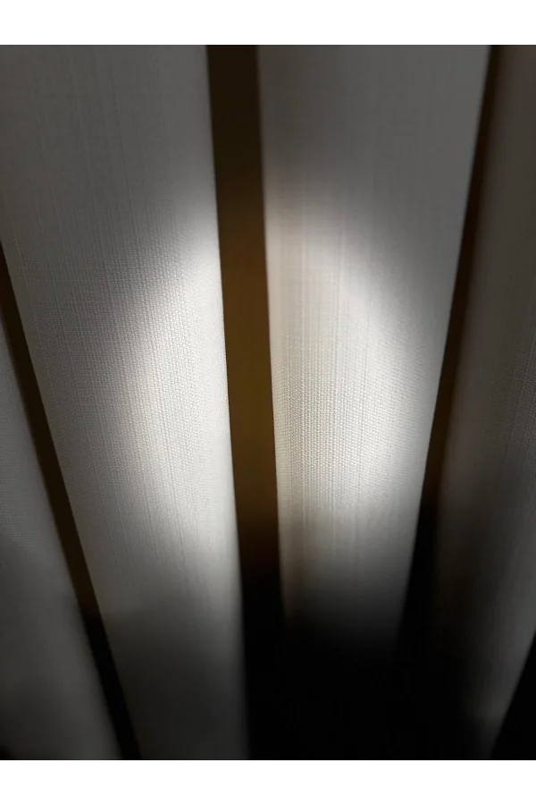 NİVEMESHOME ROMA 18542-D KREM KETEN 1/3 SIK PİLELİ FON PERDE APM