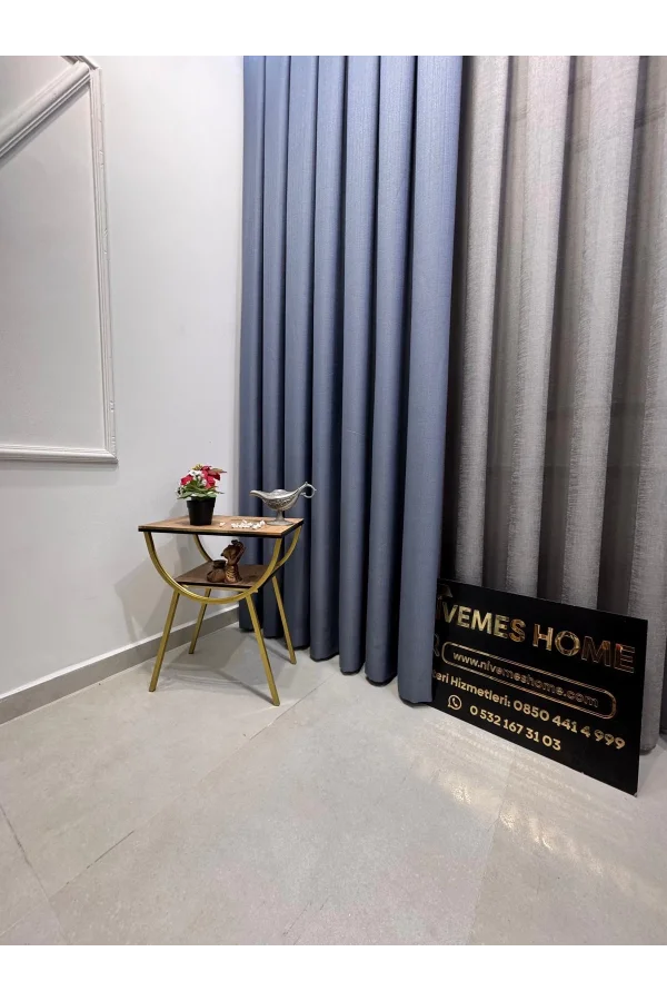 NİVEMESHOME ROMA INDACO 1/3 TELA PER TENDA APM