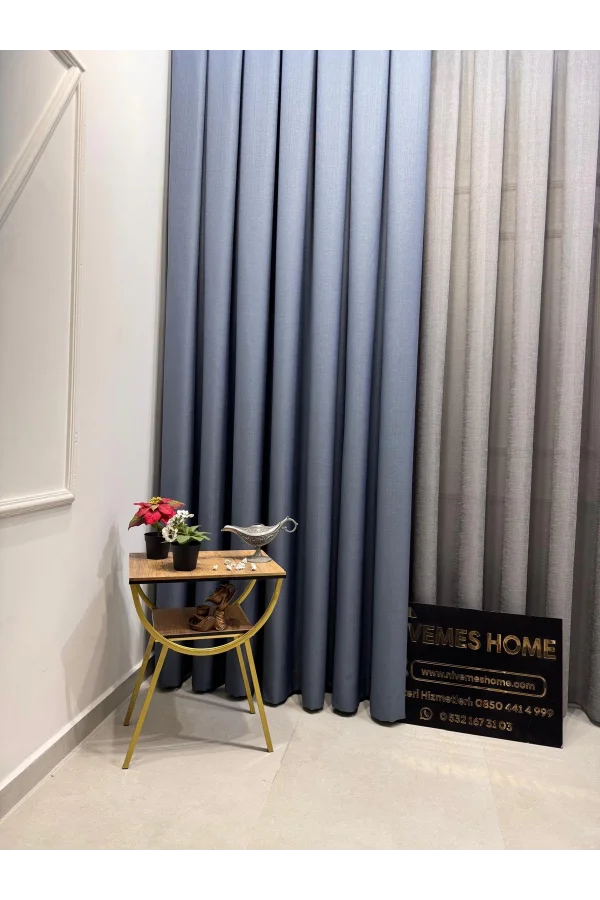 NİVEMESHOME ROMA INDACO 1/3 TELA PER TENDA APM