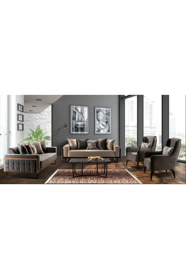 NİVEMESHOME ROYAL مجموعة أثاث قاعدة