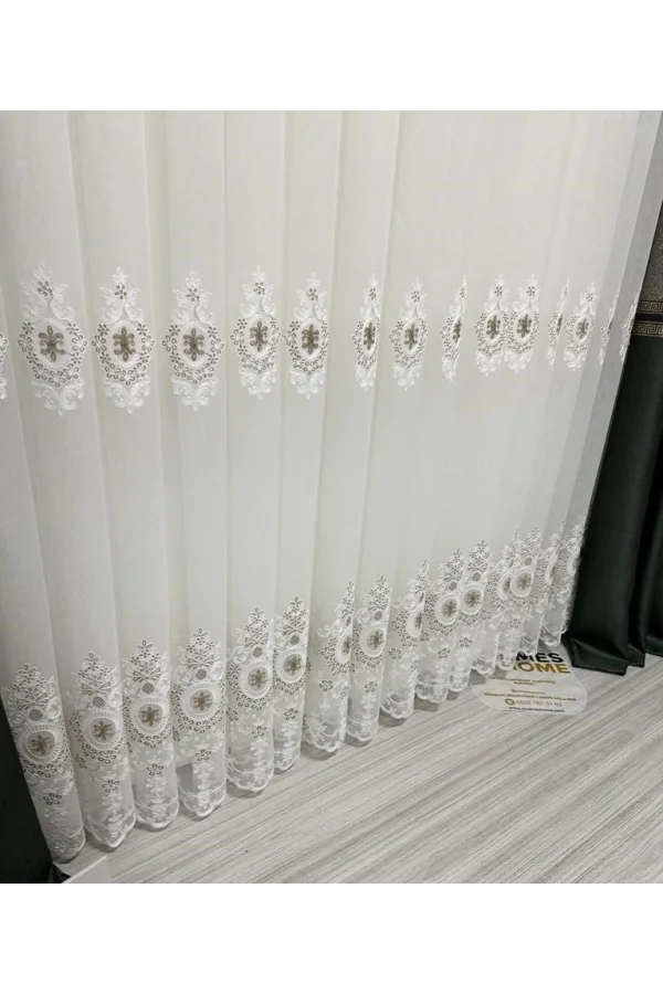 NİVEMESHOME SANTOLİNA 2846 1/3 SIK PİLELİ TÜLLVORHANG APM