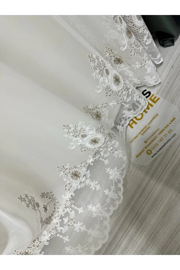 NİVEMESHOME SANTOLİNA 2846 1/3 SIK PİLELİ TÜLLVORHANG APM