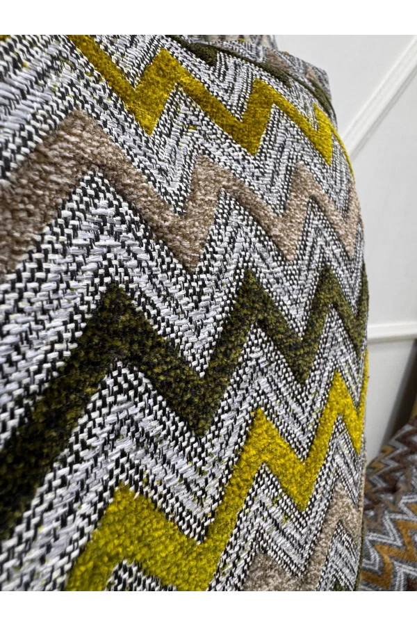 FUNDA DE COJÍN NIVEMESHOME AMARILLO VERDE 45X45