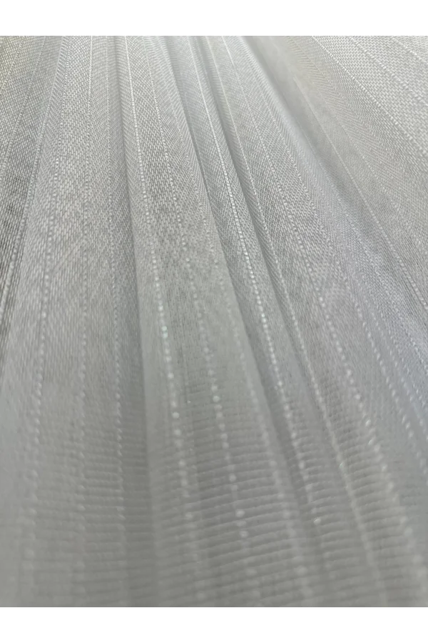 NİVEMESHOME SEIDE 1811 1/3 DICHTE GEWELLTER GESTREIFTER TÜLL VORHANG APM