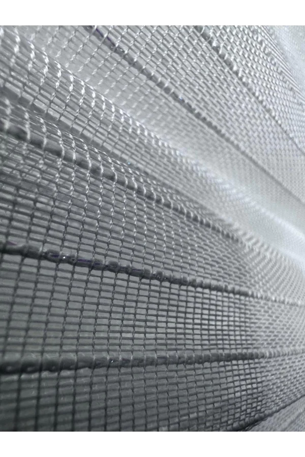 NİVEMESHOME SEIDE 1811 1/3 DICHTE GEWELLTER GESTREIFTER TÜLL VORHANG APM