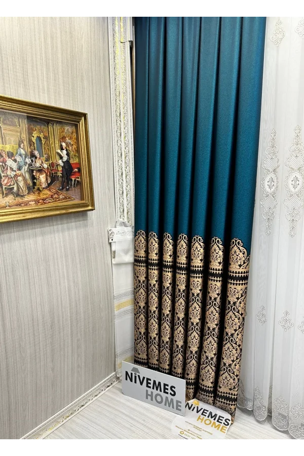 NİVEMESHOME SİDE SMERALDO VERDE V-901 FT632057 1/3 RUGGINE CIELO FON TENDA APM