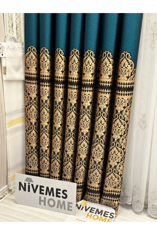 NİVEMESHOME SİDE SMERALDO VERDE V-901 FT632057 1/3 RUGGINE CIELO FON TENDA APM