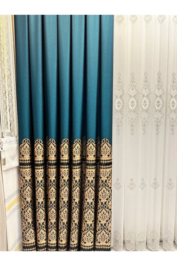 NİVEMESHOME SİDE SMERALDO VERDE V-901 FT632057 1/3 RUGGINE CIELO FON TENDA APM