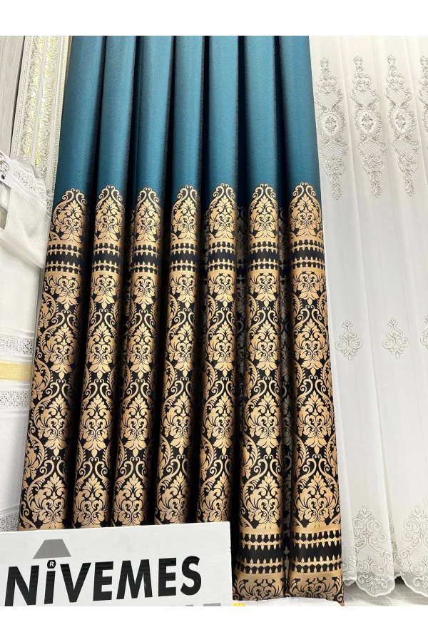 NİVEMESHOME SİDE SMERALDO VERDE V-901 FT632057 1/3 RUGGINE CIELO FON TENDA APM