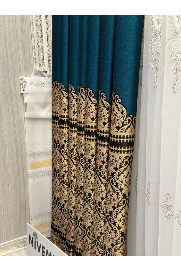 NİVEMESHOME SİDE SMERALDO VERDE V-901 FT632057 1/3 RUGGINE CIELO FON TENDA APM