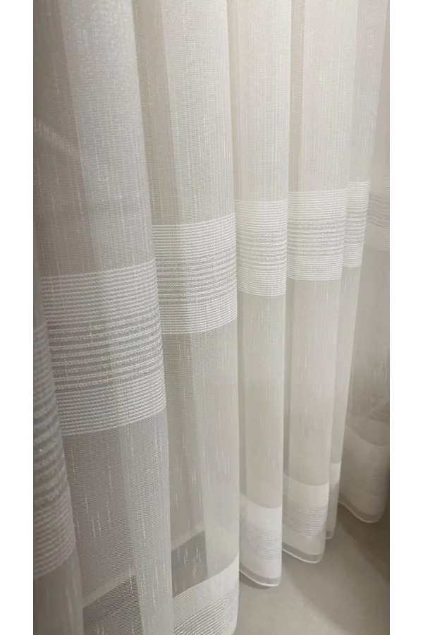 NIVEMESHOME SIMON D813475.801 TANO-310 1/2,5 SIK PİLELİ TÜL PERDE APM