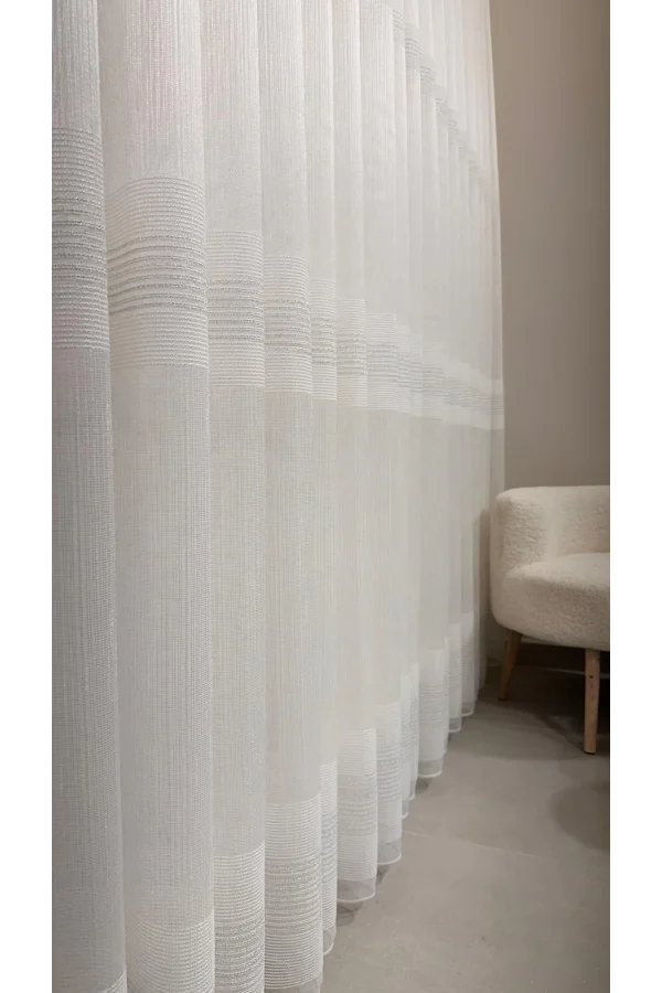 NIVEMESHOME SIMON D813475.801 TANO-310 1/3 TIGHT PLEATED TULLE CURTAIN APM