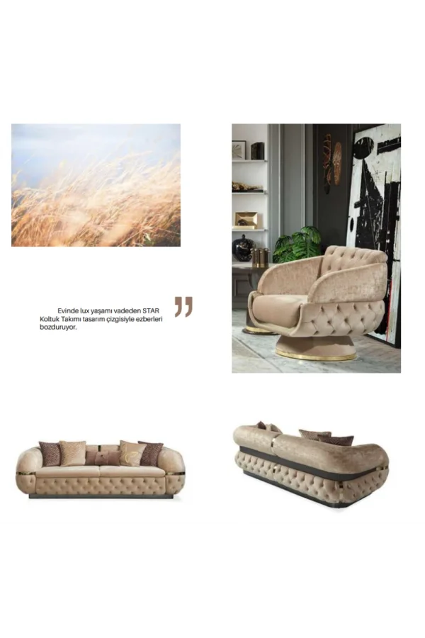 NIVEMESHOME STAR SET DIVANO