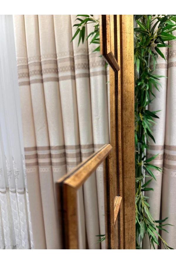 NİVEMESHOME SAMANDAĞ KREM  FT614286 V-101 1/3 SIK PİLELİ  FON PERDE APM