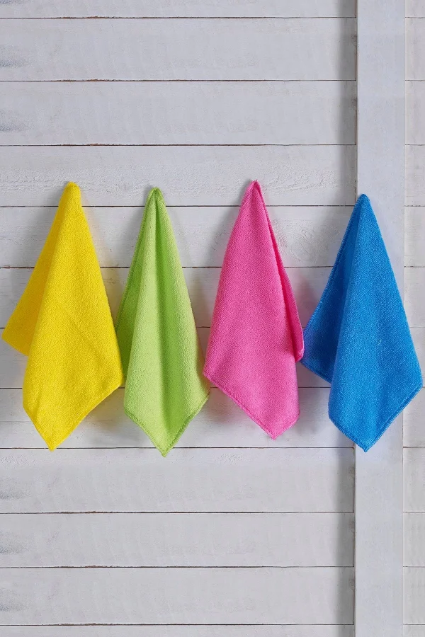 NİVEMESHOME SUNSHİNE 4LÜ ASORTİ MİKROFİBER BEZ