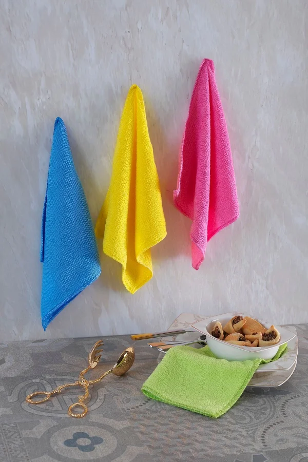 NİVEMESHOME SUNSHİNE 4LÜ ASORTİ MİKROFİBER BEZ