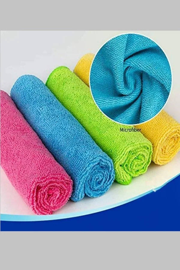 NİVEMESHOME SUNSHİNE 4LÜ ASORTİ MİKROFİBER BEZ