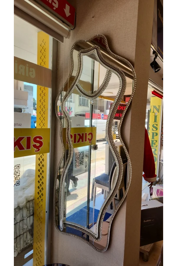 NİVEMESHOME TAŞLI 64X184 DEKORATİF BOY AYNASI