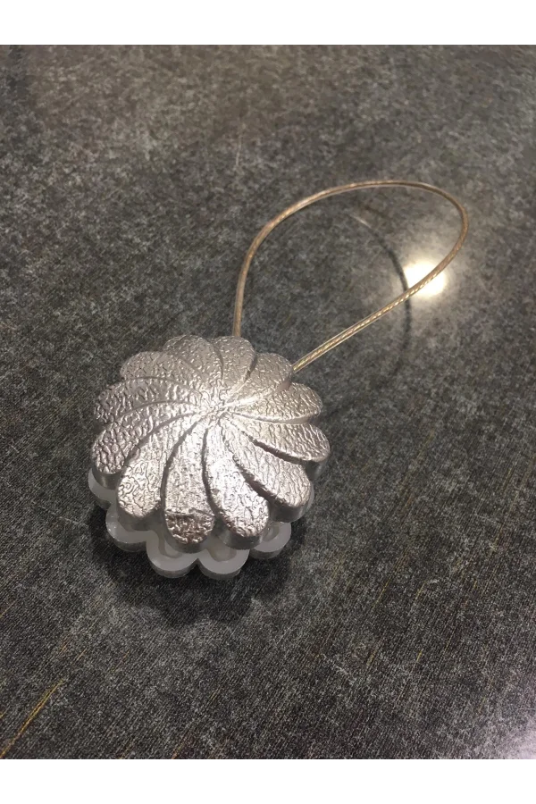 NİVEMESHOME TAŞSIZ GÜMÜŞ PERDE TOKASI