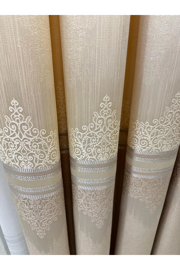 NİVEMESHOME TITUS FJ632145 V-123 КРЕМ 1/3 ЩЕЛКУНЧИКОВ ШТОРА APM