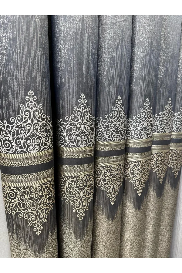 NİVEMESHOME TİTUS FJ632145 V-2548 TOPRAK 1/3 سنجيس بيليلي FARŞ PERDE APM