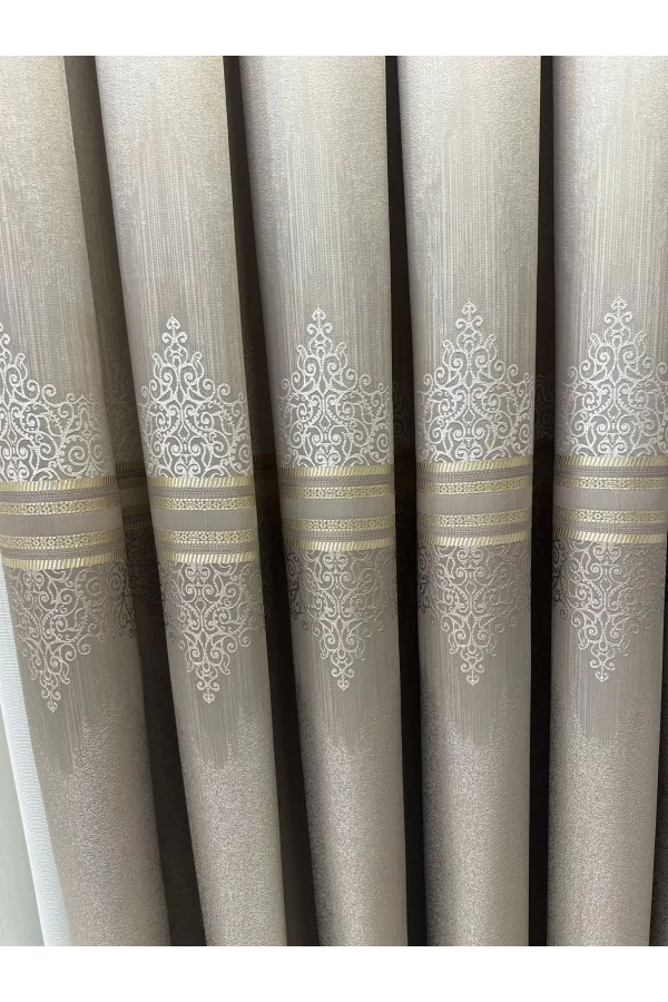 NIVEMESHOME TITUS FJ632145 V-5228 VIZON 1/3 DENSE PLEATED CURTAIN APM