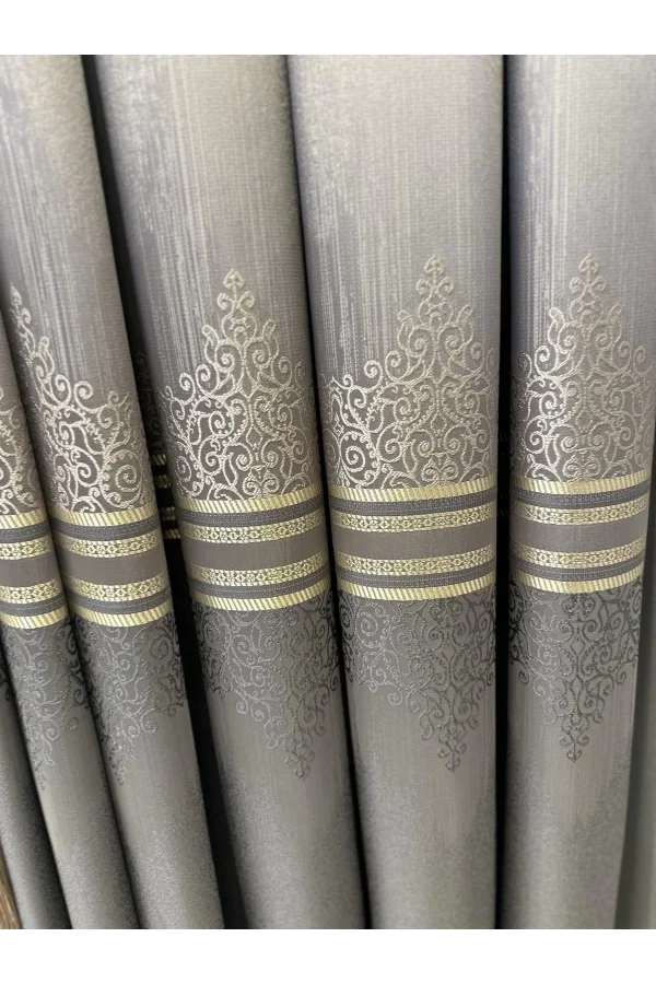 NİVEMESHOME ТИТУС СЕРЕБРЯНЫЙ FJ632145 V-5422 1/3 ПЛОТНО ПЛЕТЕНАЯ ЗАВЕСА АПМ