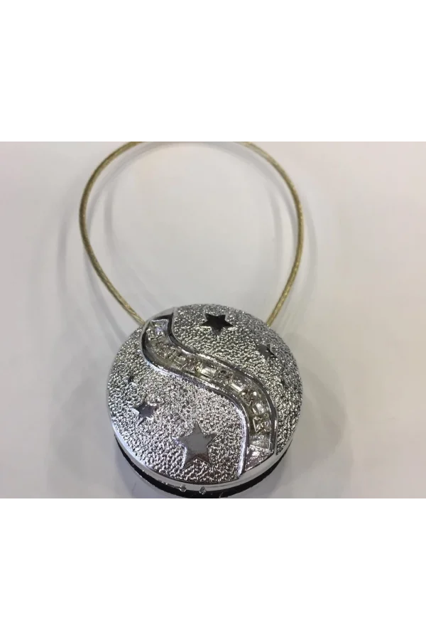 NİVEMESHOME TROPEZ GÜMÜŞ YUVARLAK PERDE TOKASI