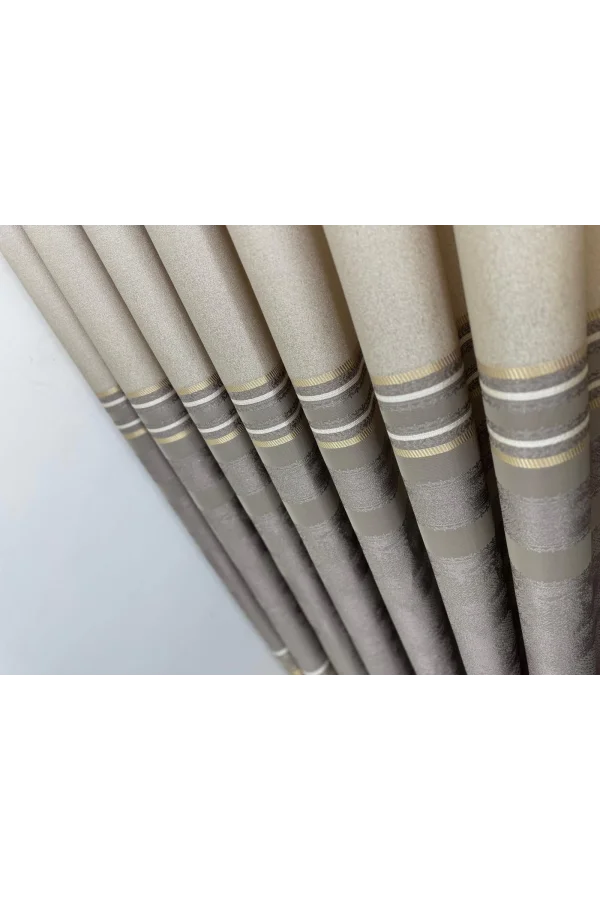 NİVEMESHOME URLA V-5202 VİZON 1/3 SIK PİLELİ FON PERDE APM