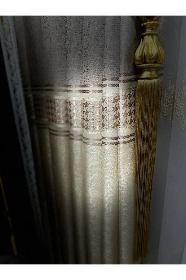 NİVEMESHOME VENÜS FJ631728 V-116 1/3 SIK PİLELİ FON PERDE APM