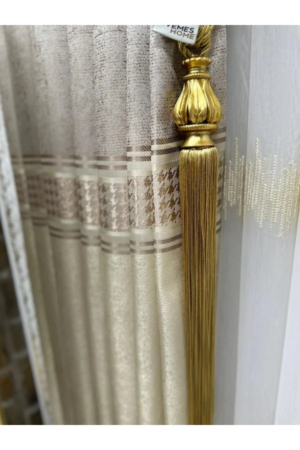 NİVEMESHOME VENÜS FJ631728 V-116 1/3 SIK PİLELİ FON PERDE APM