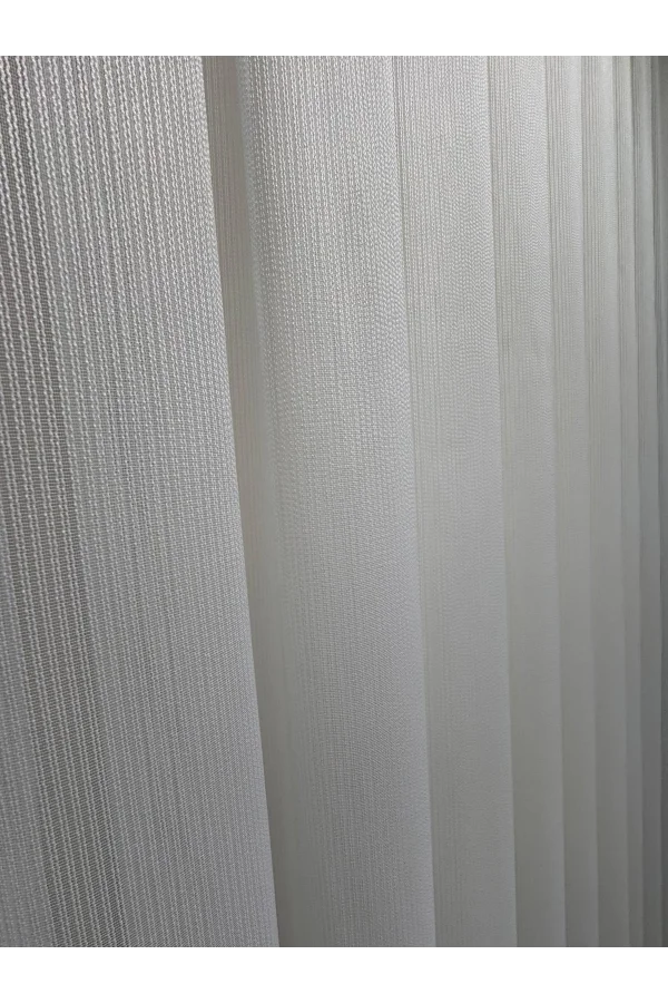 NİVEMESHOME VERA ÇELİK TÜL PERDE AĞIR GRAMAJLI ÜTÜ ISTEMEZ 1/3 SIK PİLE TÜL PERDE APM