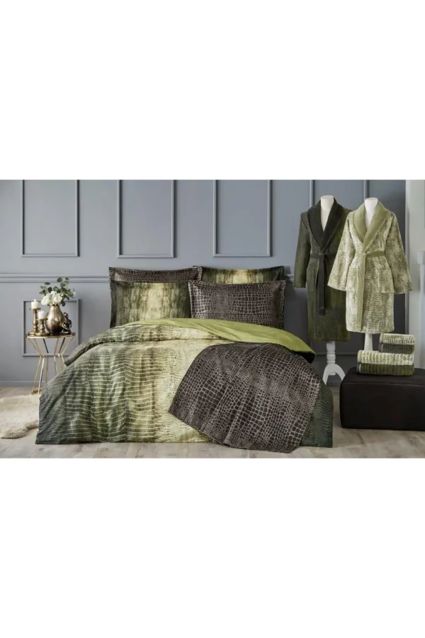 NİVEMESHOME VERDE GREEN CONCEPT SET DAILY DOWRY SET ÖZDİLEK