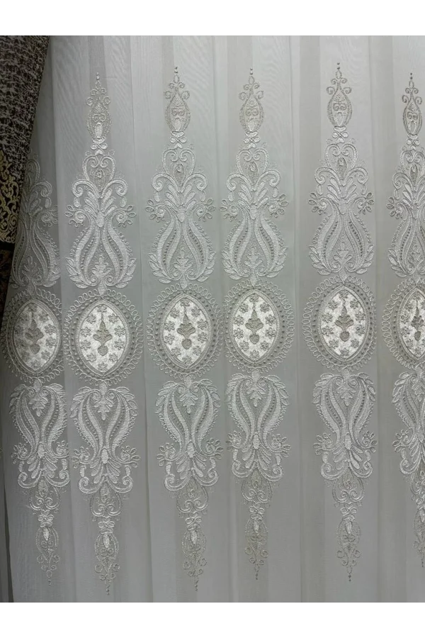 NİVEMESHOME VUAL 5050 V-1 TÜL PERDE 1/3 SIK PİLELİ TÜL PERDE APM