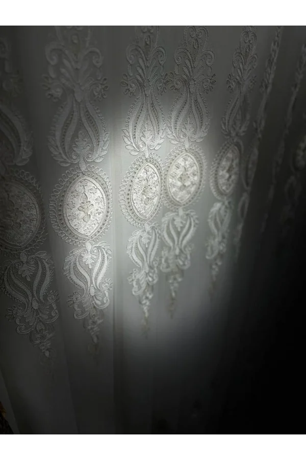 NİVEMESHOME VUAL 5050 V-1 TÜL PERDE 1/3 SIK PİLELİ TÜL PERDE APM