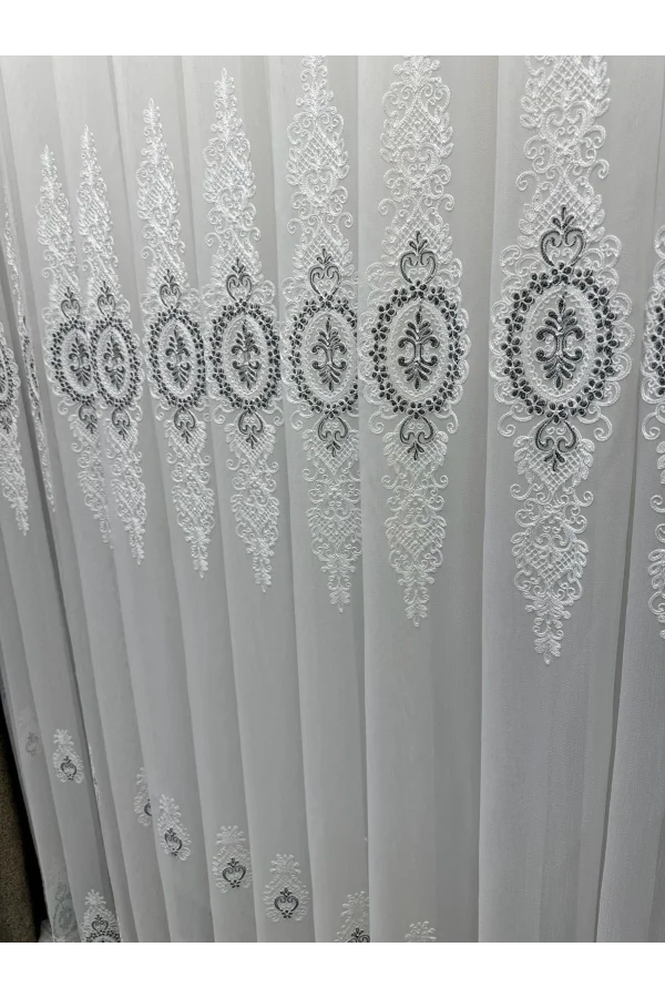 NİVEMESHOME YAREN 1/3 SIK PİLELİ TÜL PERDE APM