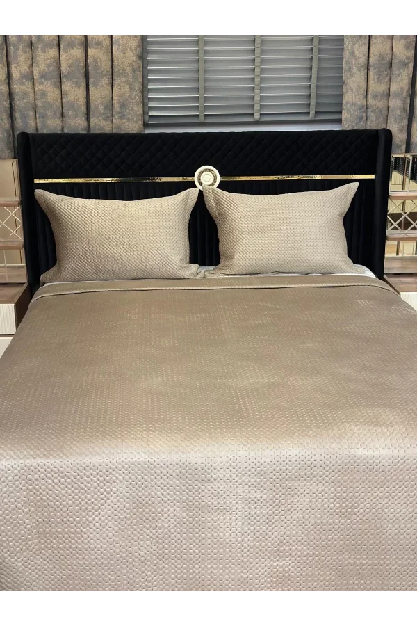 NIVEMESHOME COPRILETTO SINGOLO 180X240 BEIGE TOSCANA