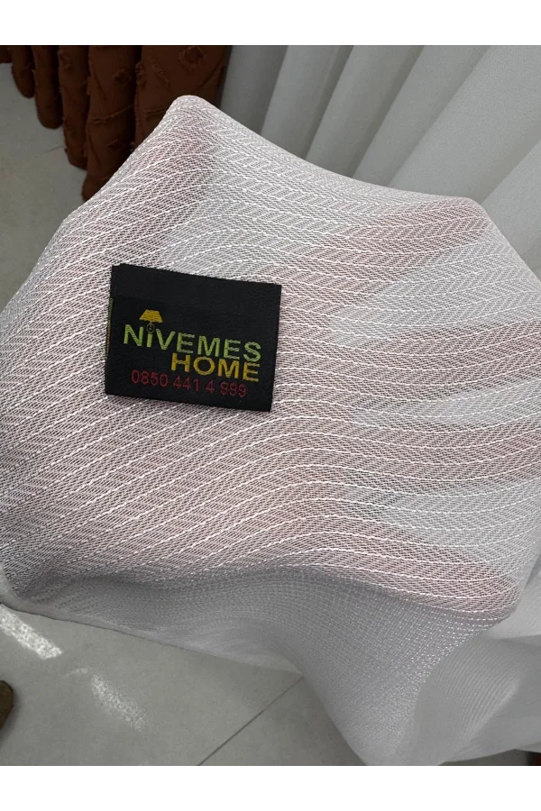 NİVEMESHOME NEW GENERATION FISH SCALE V-101 1/2.5 BATTERY-POWERED TULLE CURTAIN