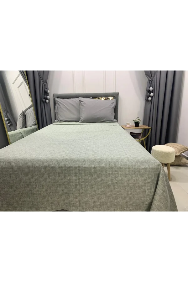 NİVEMESHOME YEŞİL 160X230 TEK PİKE ÖRTÜSÜ TEK KİŞİLİK