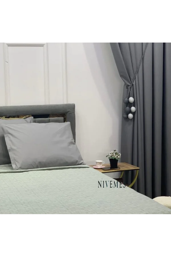NİVEMESHOME YEŞİL 160X230 TEK PİKE ÖRTÜSÜ TEK KİŞİLİK